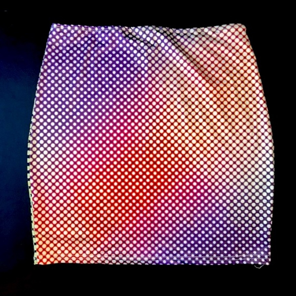 Ombré Colorful Reversible Skirt